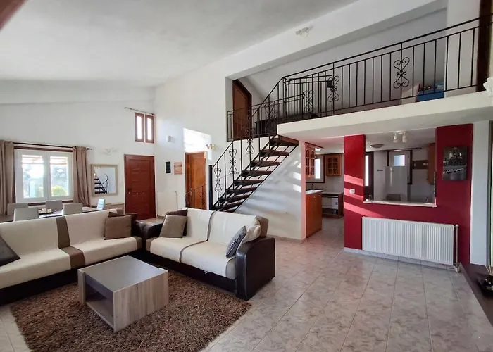 Oliva - 5 Acre Olive Grove - Bbq - Ideal For Families & Groups 度假居 埃雷特里亚